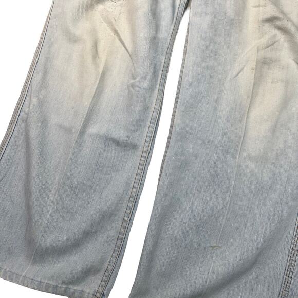 Levi’s VTG 70s High Rise Slim Straight Jeans Orange Tab FLAW Light Wash 12/14 - Picture 7 of 10